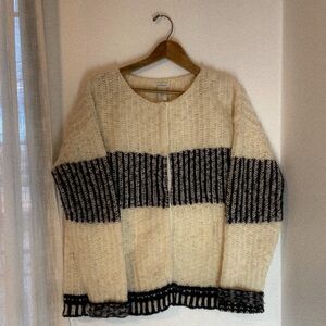 Sundance 100% Wool Cardigan Sweater